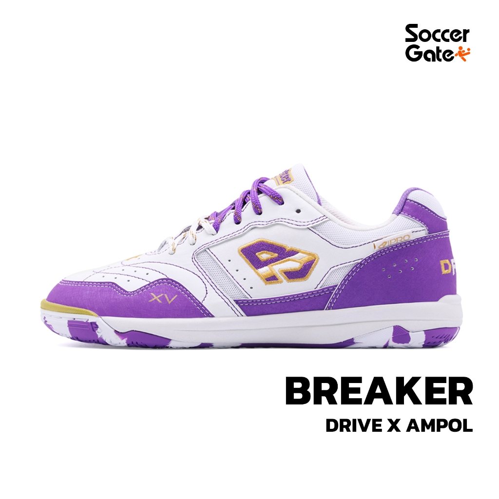 BREAKER DRIVE X AMPOL รองเท้าฟุตซอลของแท้ [โค้ด SOCC09SEP ลดสูงสุด 500 เมื่อซื้อครบ 3000]