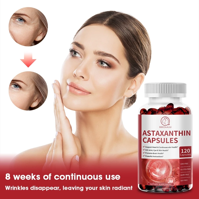 BBEEAAUU Astaxanthin แอสตาแซนธิน 120pcs x2 สารต้านอนุมูลอิสระ บำรุงหัวใจ สมอง ดวงตา thumbnail 7