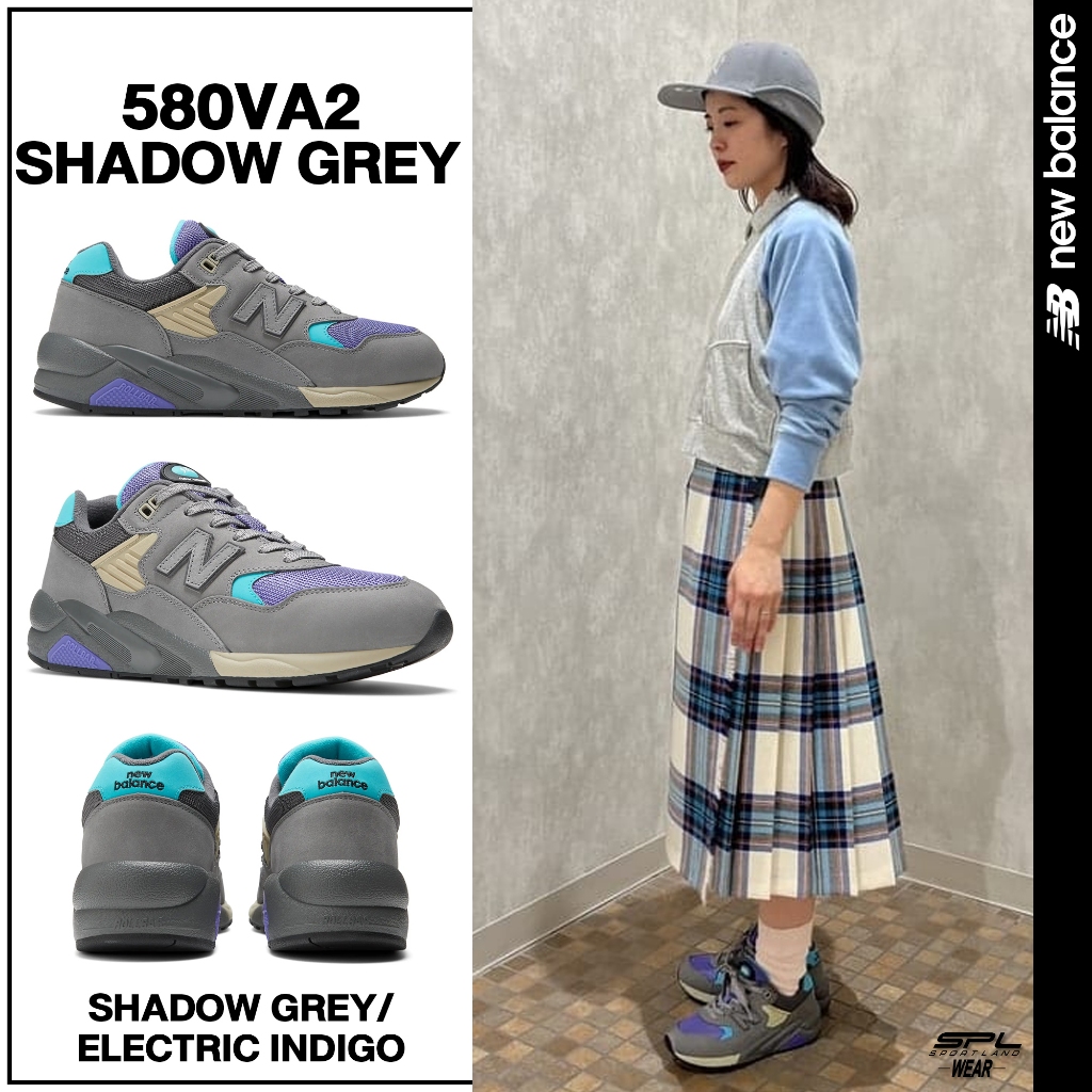 New Balance นิวบาลานซ์ รองเท้าผ้าใบ รองเท้าลำลอง NB UX 580 Shadow Grey MT580VA2 (5800)