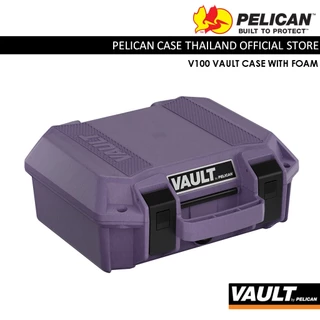 Pelican V100 Vault Case with Foam - กล่องใส่ปืน กันน้ำกันกระเเทก