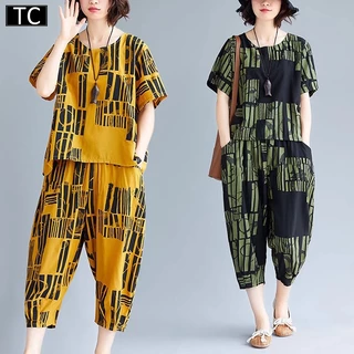 TC ชุดเซต 2 ชิ้น แฟชั่นผู้หญิงสไตล์เกาหลี ใส่ได้หลายโอกาส ระบายอากาศดี New Fashion women's รุ่น2842