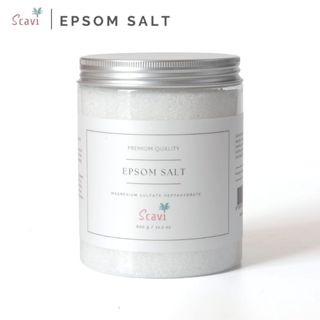 Epsom salt ดีเกลือฝรั่ง 600 g เกลือสปา Magnesium sulfate แมก…