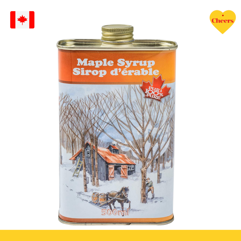 Turkey Hill Maple Syrup Tin | เทอคี ฮิลเมเปิล ไซรัป ทิน ขนาด 500 ml นำเข้าจากแคนาดา