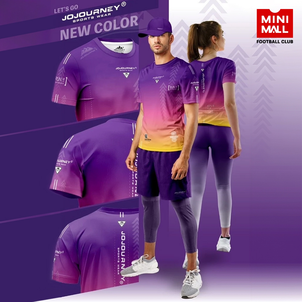 Jojourney เสื้อกีฬา (เสื้อ JBW Special) ใส่ออกกำลังกาย ผ้าไมโครสปอร์ตพิมพ์ลาย ใส่สบายระบายอากาศ