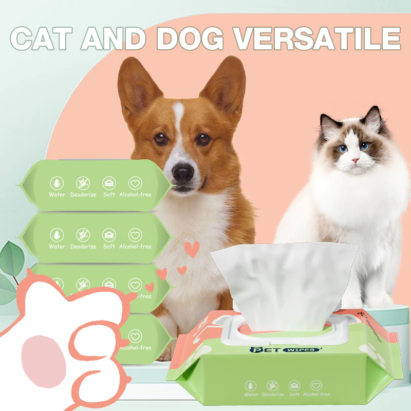 TUBI ผ้าเช็ดทำความสะอาดสัตว์เลี้ยง แมว-สุนัข อ่อนโยน กลิ่นหอม thumbnail 9