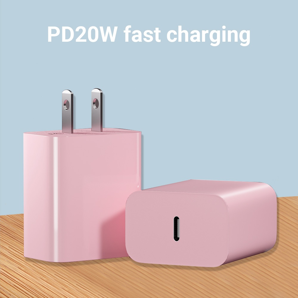 AK หัวชาร์จสองช่องเสียบ หัวชาร์จเร็ว Fast Charger 20W PD Qc3.0 รองรับชาร์จเร็ว - รูปที่ 2