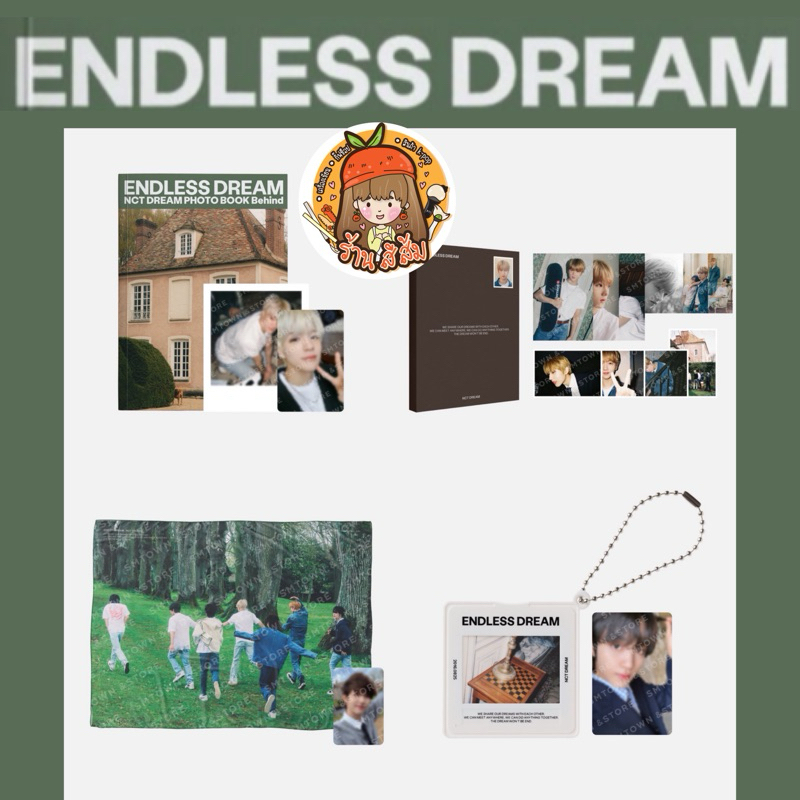 [พร้อมส่ง] NCTDREAM [ENDLESS DREAM] - Behind Book / Slide Mount Keyring / Postcard / Chiffon Fabric Poster