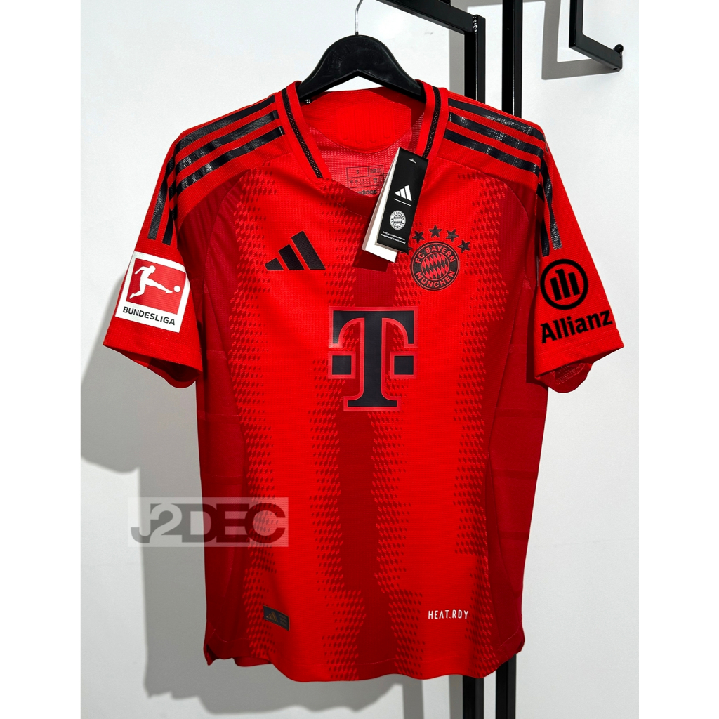 ใหม่ล่าสุด!!! เสื้อฟุตบอล บาเยิน Home เหย้า (PLAYER) เกรดนักเตะ 2024/25 เสื้อพร้อมอามร์ม BUNDESLIGA ชื่อเบอร์นักเตะ