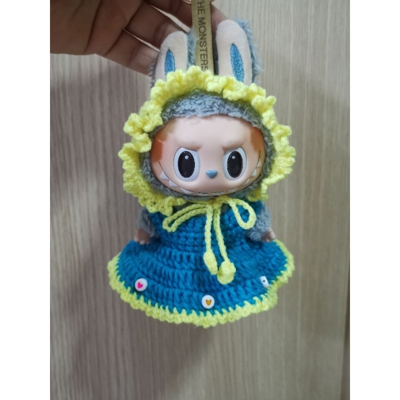 ชุดถักไหมลาบูบู้ Labubu ไหม4ply