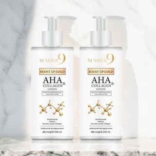 1 แถม 1 โลชั่นทองคำผสมคอลลาเจน ขนาด 500ml Body Lotion Collagen AHA แบรนด์นับเบอร์ไนน์