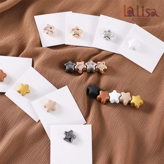 แม่เหล็กผ้าคลุมรูปดาว กระดุมแม่เหล็กติดผ้าพันคอ ฮิญาบสวยๆ มุสลิม (1 ชิ้น) magnet scarf buckle DJ-X01