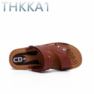 THKKA1 รุ่นนางแบบที่ขายดีที่สุดรองเท้าแตะของผู้ชายรองเท้าลำลองรองเท้ามือวาดนุ่มและทนทาน