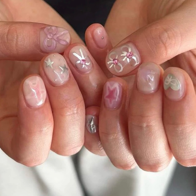 nailgel y2k cute minimal •ᴥ•