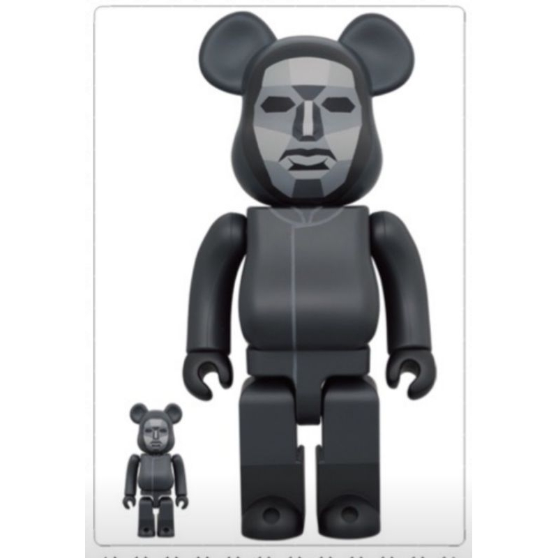 (ของแท้) BE@RBRICK SQUID GAME FRONTMAN 100％ & 400％(bearbrick)