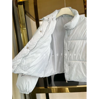 🦋New Padded Korea🦋 R004 พร้อมส่ง เสื้อกันหนาวเสื้อโค้ท แจ็คเก็ตสีพาสเทล กันน้ำได้