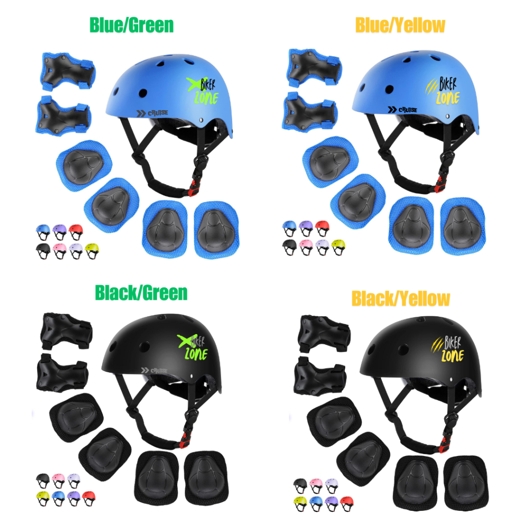 หมวกกันน็อค  สนับมือ เด็ก 10 สี สนับเข่า สนับศอก หมวกกันน็อค Helmet protective kid balance bike - รูปที่ 4