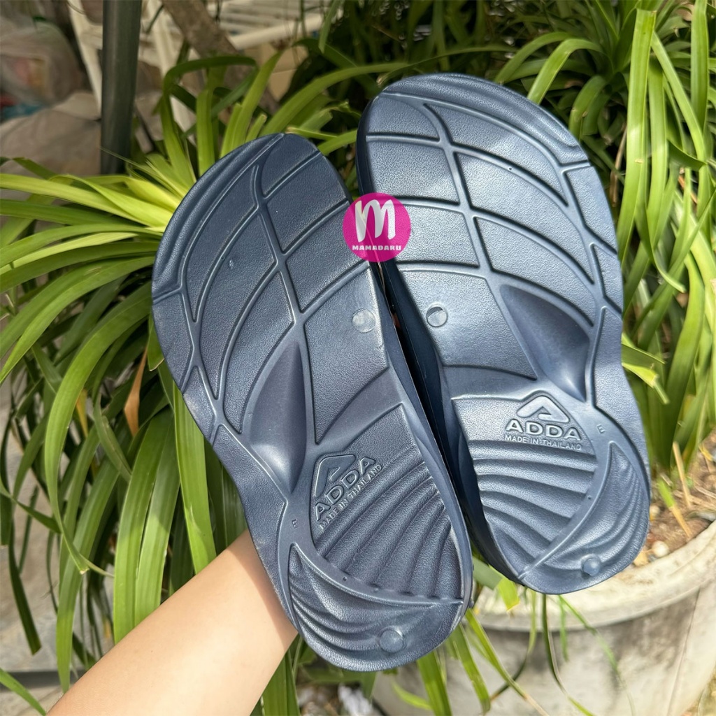 รองเท้า Adda 59A01 รองเท้าคีบ พื้นลายเส้น สำหรับผู้ชาย พื้นไฟล่อน น้ำหนักเบา รองเท้าแอ้ดด้า