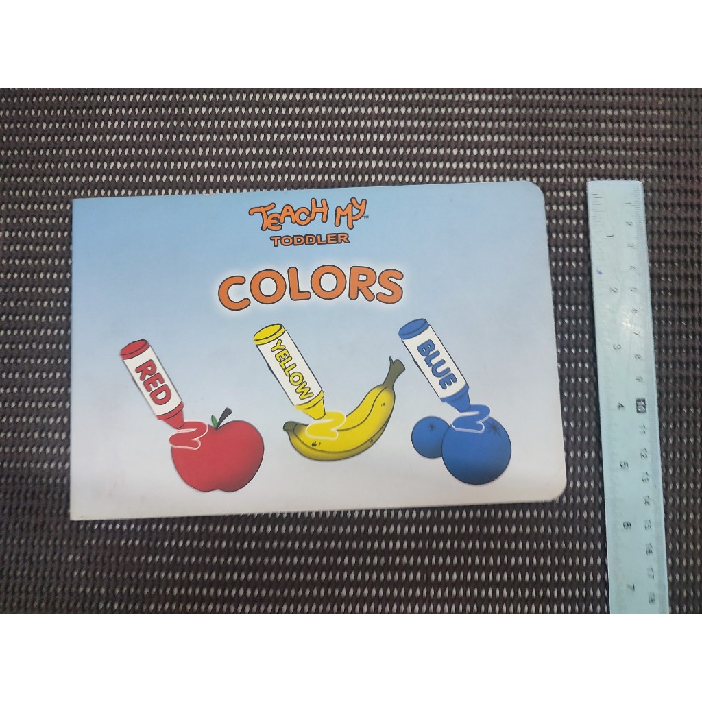 หนังสือบอร์ดบุ๊ก (Board Book) Teach My Toddler Colors