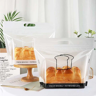 Baking Barn (50ใบ/แพ็ค) ถุงใส่ขนมปัง ถุงขนมปัง ถุงใส่ครัวซอง ถุงใส่ขนมปังโทส Toast bag