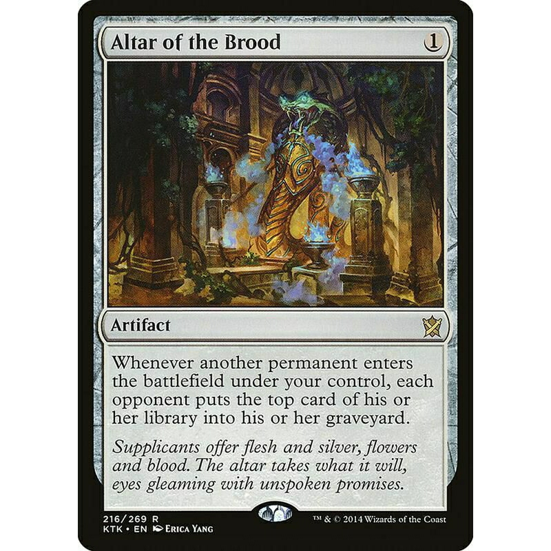 Altar of the Brood การ์ด MTG ชุด  Khans of Tarkir