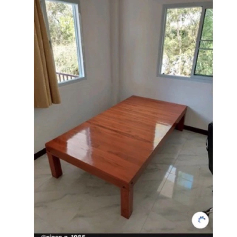 เตียงไม้สักแท้ขนาด3ฟุต