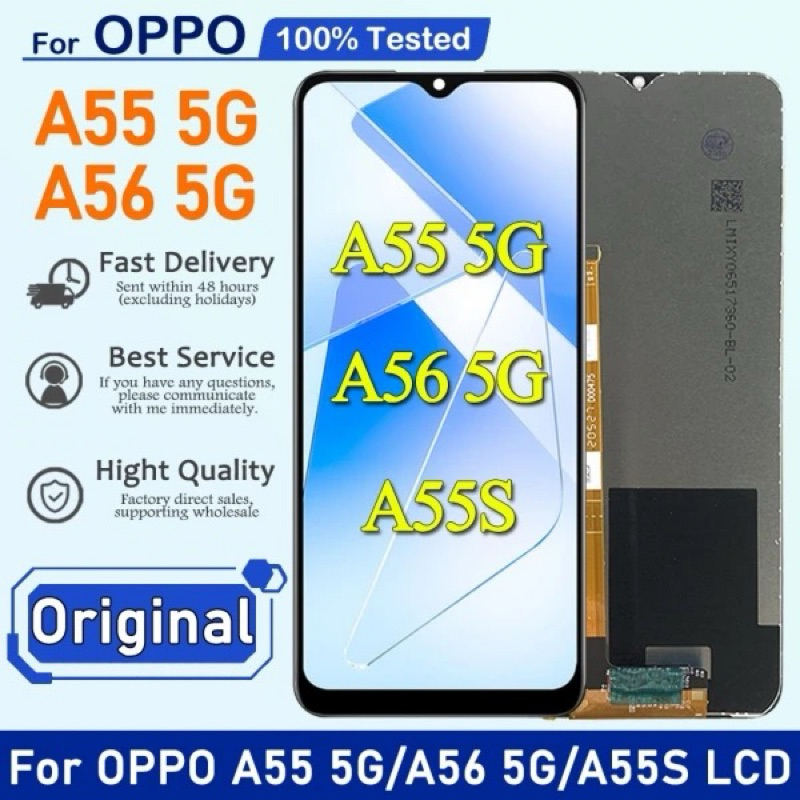 หน้าจอ oppo A55 5G / A53s 5G งานแท้ อะไหล่ อะไหล่มือถือ LCD Display Screen จอพร้อมทัชสกรีน ออปโป้ A55(5G)/A53s 5G