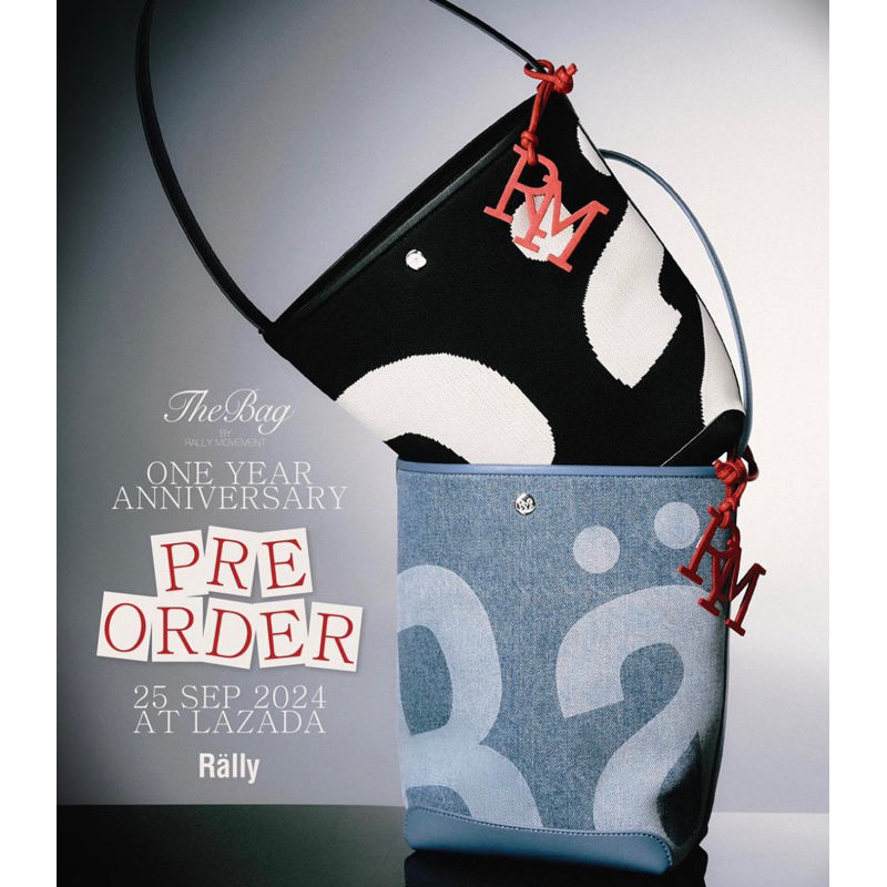 พร้อมส่ง Rally the bag  🖤 มือ 1 แถม RM TAG