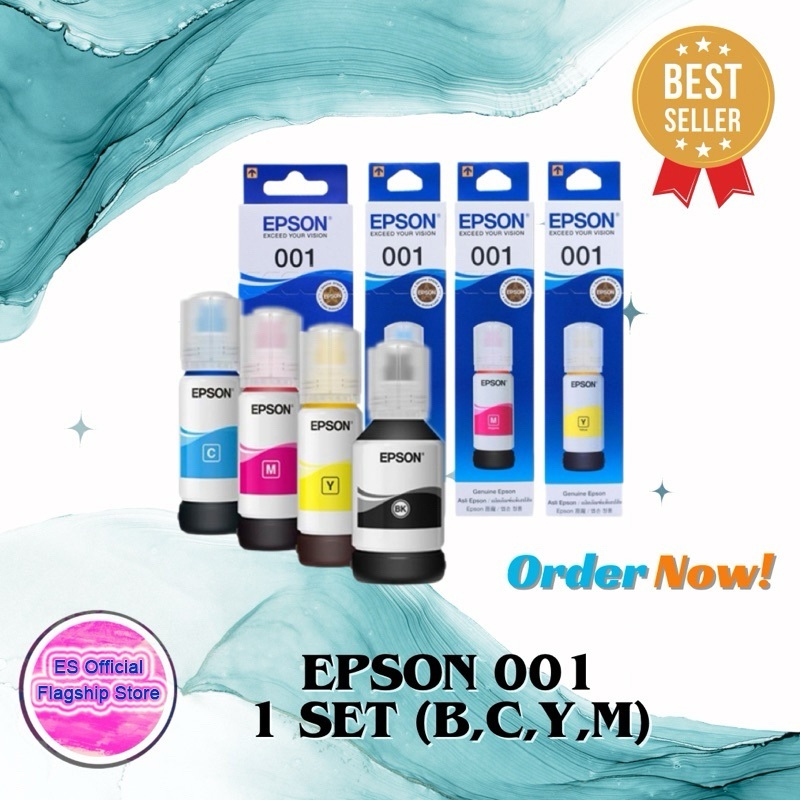 100% Original Epson 001 Ink Pigment Ink Printer Ink Refill Ink L4150/L4160/L6160/L6170/L6190