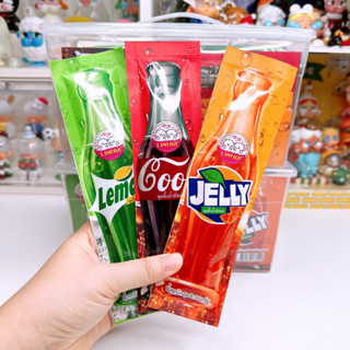 พุดดิ้งน้ำอัดลม 3 รส โค้ก สไปร์ท ส้ม (1 กระเป๋า 30 ชิ้น)