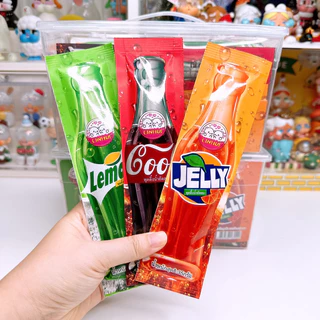 พุดดิ้งน้ำอัดลม 3 รส โค้ก สไปร์ท ส้ม (1 กระเป๋า 30 ชิ้น)