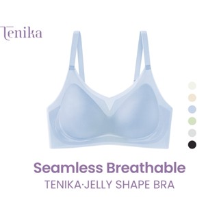 TENIKA เจลลี่บรา บราไร้ขอบ บางและระบายอากาศ แถบเยลลี่ สนับสน…