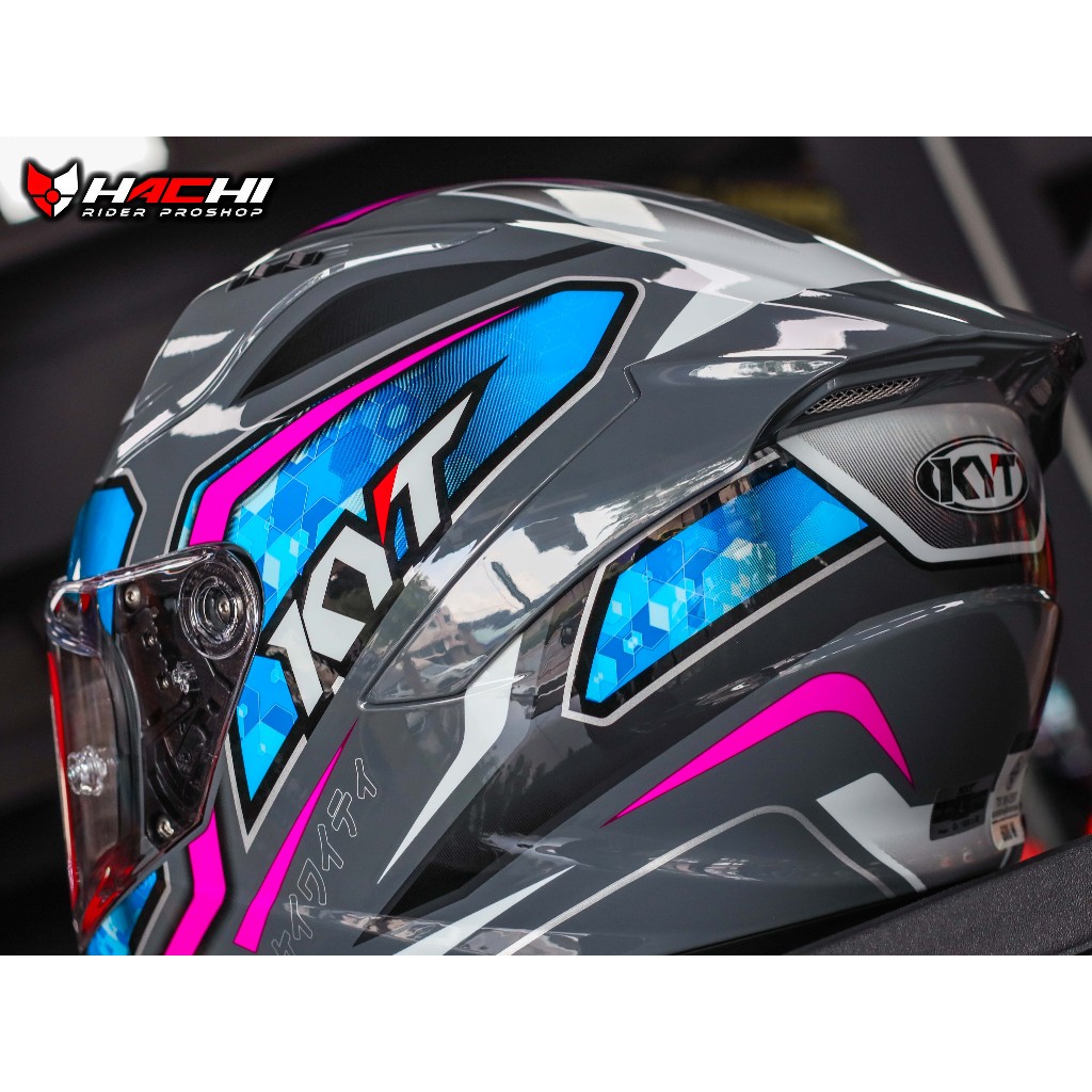 KYT STRIKER - #01 Gray/Blue - รูปที่ 5