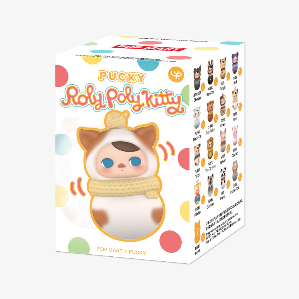 (พร้อมส่ง) PUCKY Roly-Poly Kitty Series Figures