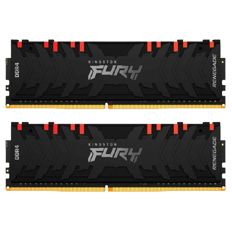 แรม RAM DDR4/3200 KINGSTON FURY RENEGADE RGB (8GBx2) 16GB BUS3200 ประกัน LT