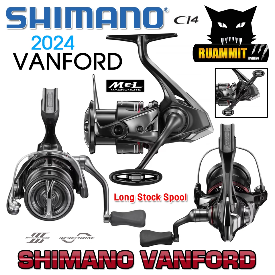 รอกตกปลา รอกสปินนิ่ง SHIMANO VANFORD ปี 2024 (มีให้เลือกหลายเบอร์)