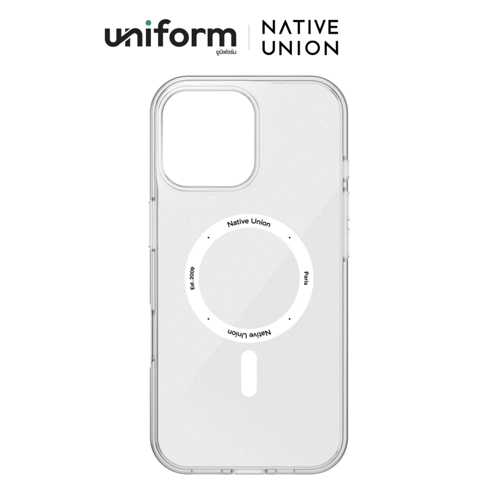 เคสมือถือ Native Union Clear Case for iP 16 / 16 Pro / 16 Pro Max - Transparent