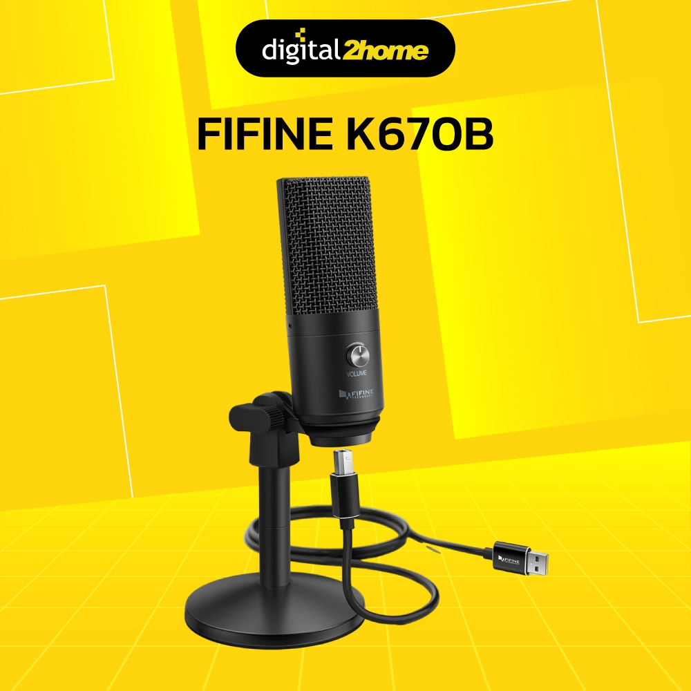 FIFINE K670B USB MICROPHONE (ประกันศูนย์)