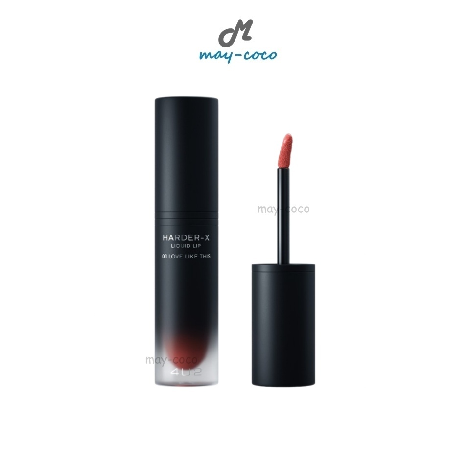 ส่งฟรีไม่ใช้โค้ด (2 ชิ้น รับของแถม) ลิป โฟร์ยูทู 4U2 Harder X Liquid Lip ลิควิดแมท ลิปแมท