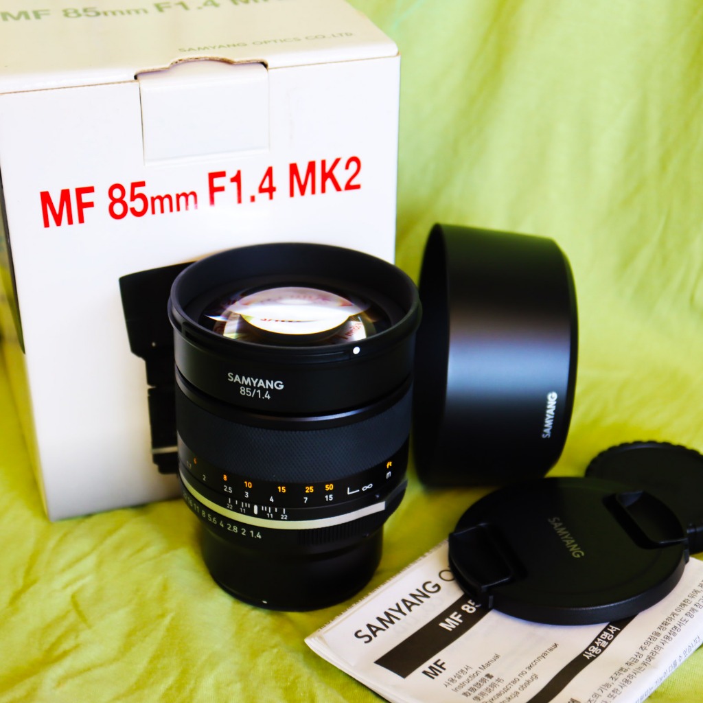 Samyang MF 85mm F1.4 MK2 for Olympus / Panasonic เลนส์เทเรโฟโต้ สำหรับ ถ่ายภาพบุคคล มาพร้อมรูรับแสงก