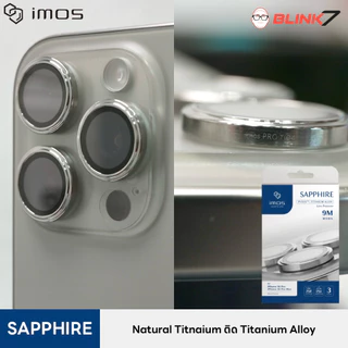 กระจกกันเลนส์กล้อง iMos iPhone 16 Pro & 16 Pro Max