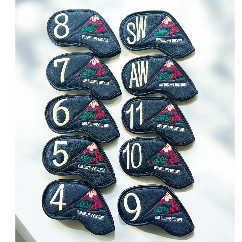 โคเว่อชุดเหล็ก Honma Beres Golf Iron Cover Black