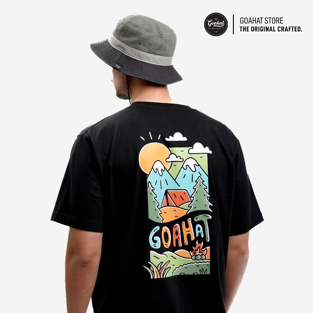 Goahat เสื้อยืด Camp Now! Premium Cotton ผ้าหนานุ่ม ทิ้งตัวสวย ระบายอากาศได้ดี ใส่สบาย
