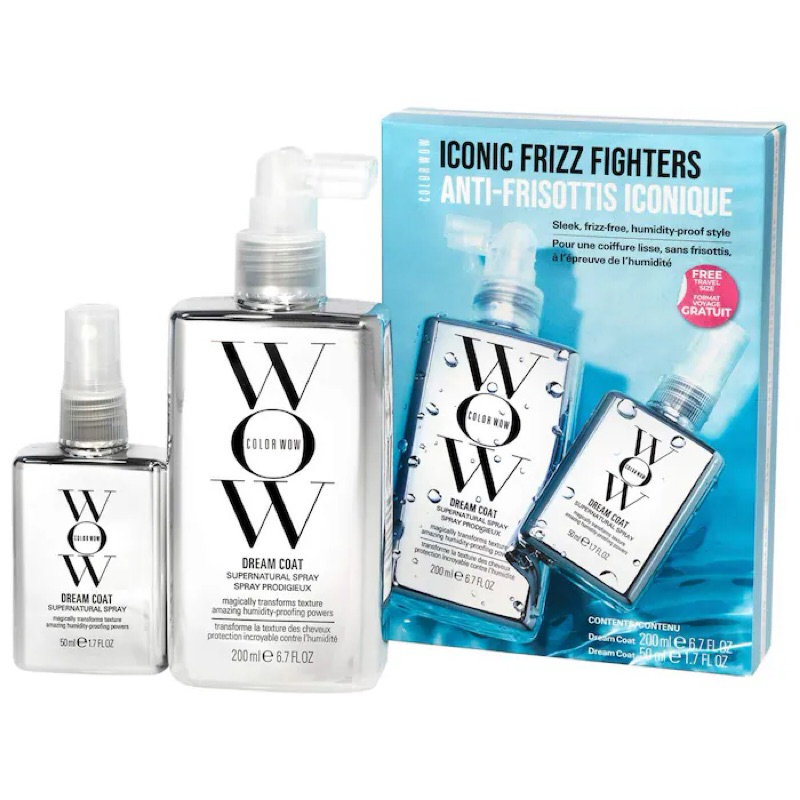 [ลด30% ใช้โค้ดไลฟ์/Shopee Video] พร้อมส่ง แท้ COLOR WOW Dream Coat Iconic Frizz Fighters Hair Duo Value Set