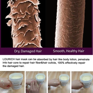 LOURICH Keratin Complex Hydrating Argan Oil Hair Mask 500ml. ลูริช เคราติน คอมเพล็กซ์ อาร์แกน ไฮเดรทติ้ง มาส์กผมเคราติน