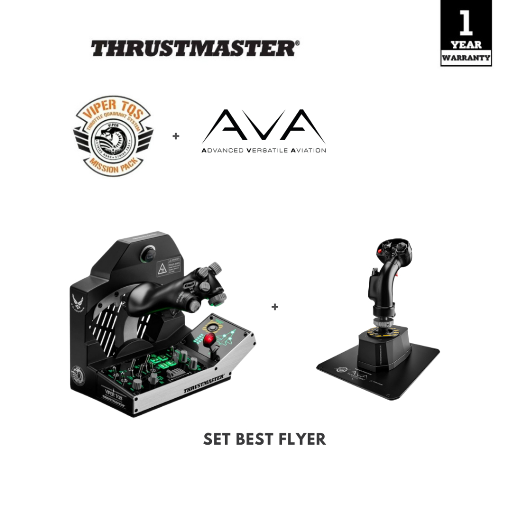 Set Best Flyer ชุดขับเครื่องบิน TS-AVA Base + Stick FA A8C Hornet + TS-VIPER TQS Mission Pack