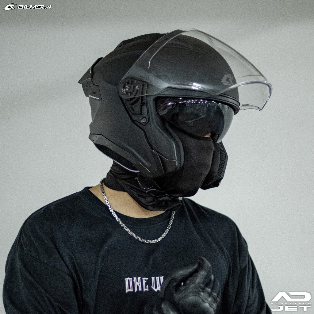 Bilmola เปิดหน้า openface  AD JET ADJET   มีแว่นในตัว มาตรฐาน ECE06 ราคา ถูกที่สุด ดีลบีเคเค แกลเลอรีภาพที่ 3