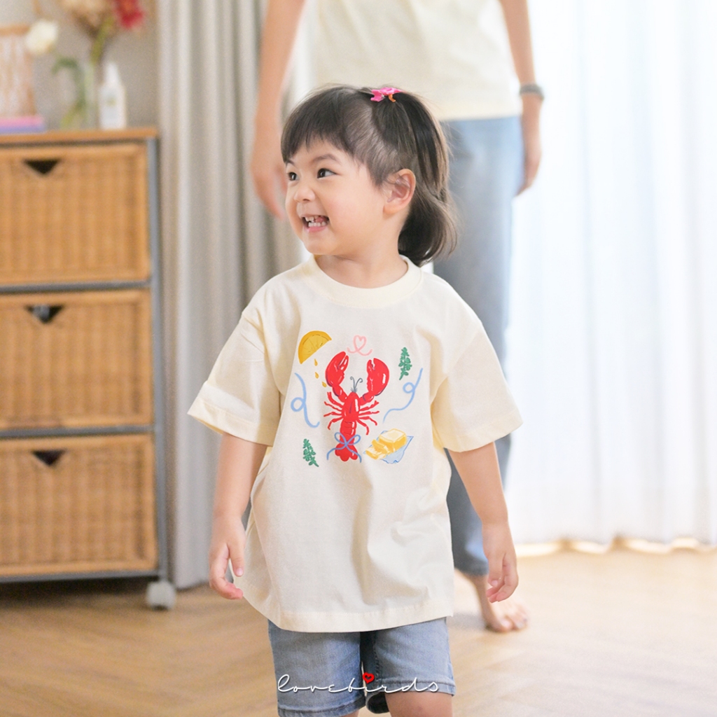 Oversize Tee for kids SET 2 by lovebirds ราคา ถูกที่สุด ดีลบีเคเค แกลเลอรีภาพที่ 4