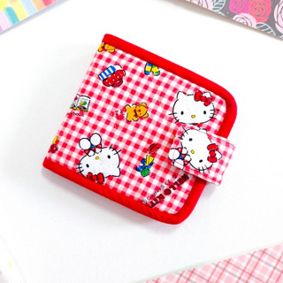 👛🐈กระเป๋าสตางค์พับ ลายผ้าคิตตี้ hello kitty ผ้าลิขสิทธิ์แท้น…