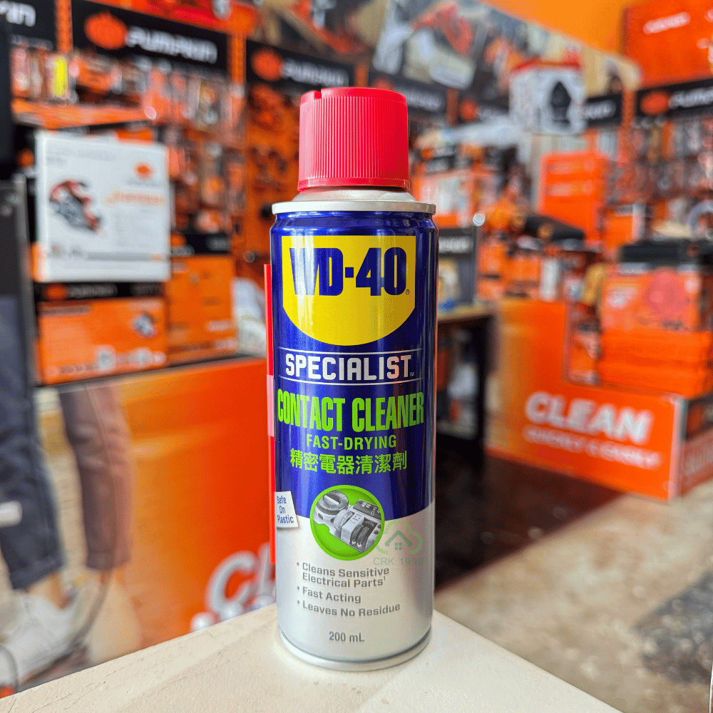 WD-40 SPECIALIST สเปรย์ล้างหน้าสัมผัสทางไฟฟ้า (Contact Cleaner) ทำความสะอาดคราบน้ำมัน เขม่า แห้งเร็ว สีใส