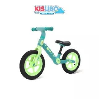 KISUBO จักรยานทรงตัว 12นิ้ว Kids Balance Bike โครงเหล็ก ล้ออะลูมิเนียม เติมลม ปรับเบาะได้